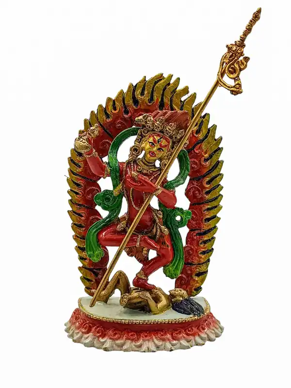 Statue miniature en cuivre de Vajravarahi