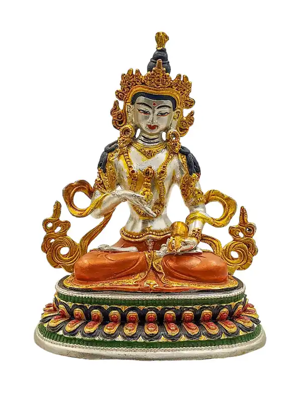 Statue miniature en cuivre de Vajrasattva – L’incarnation de la pureté et de l’illumination
