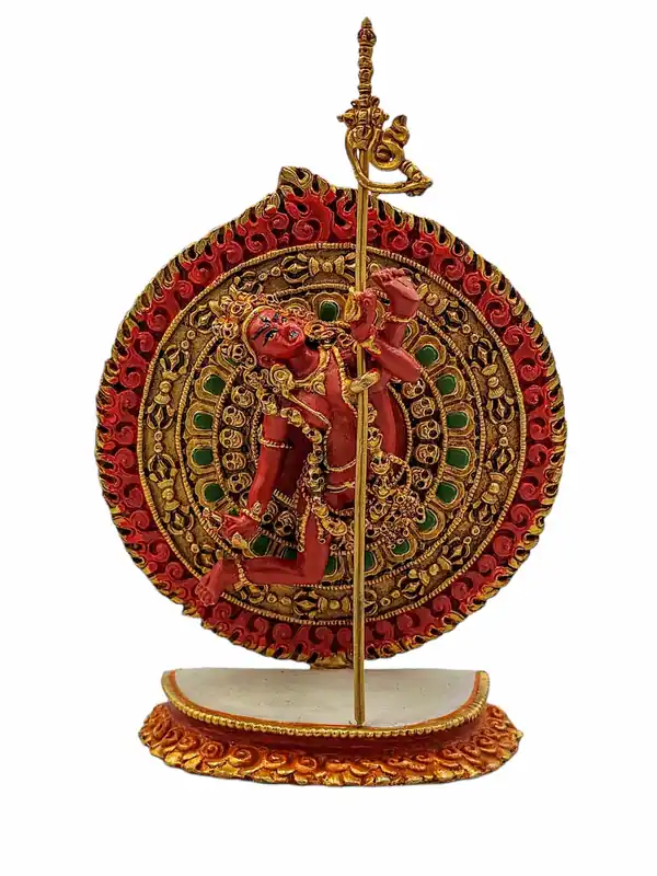 Statue miniature en cuivre d’Akash Yogini