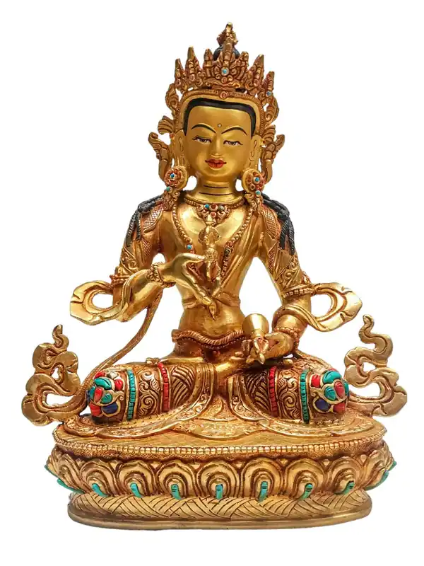 Statue en cuivre de Vajrasattva – Purification et Éveil