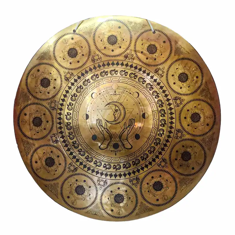 Gong en Bronze pour la Méditation et la Pratique Spirituelle