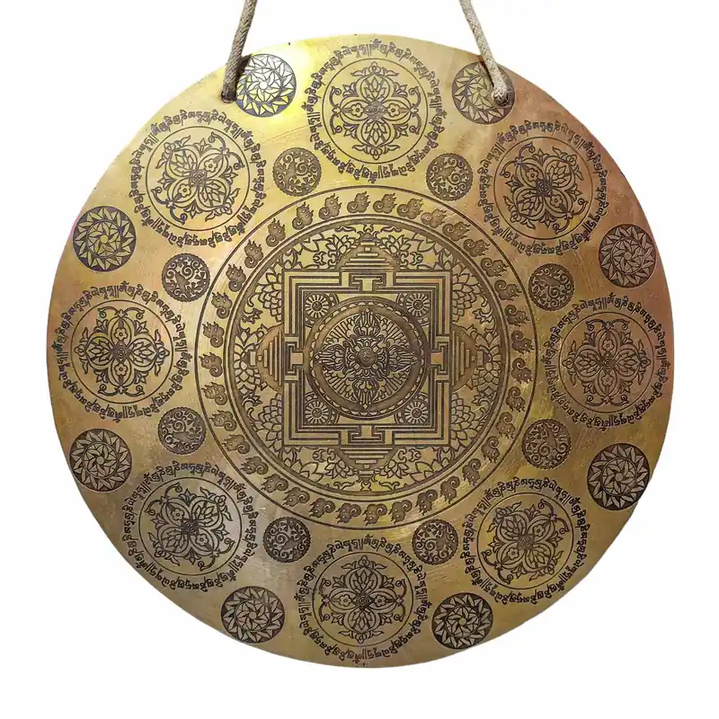 Gong en Bronze Sacré pour une Méditation Amplifiée