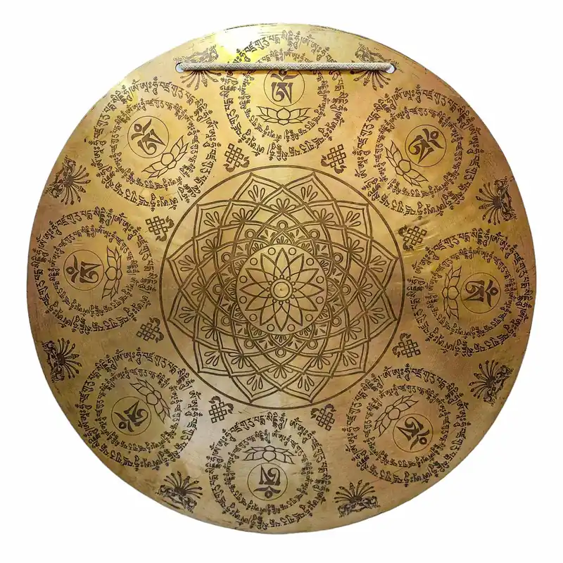 Gong en bronze pour la méditation profonde et la pleine conscience