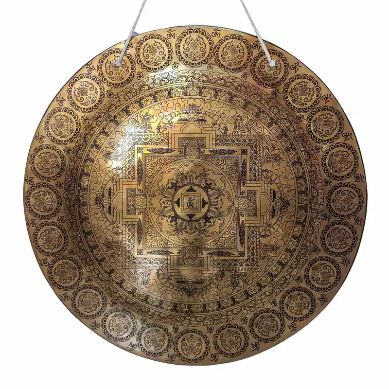 Gong tibétain en bronze fait à la main pour l’éveil spirituel