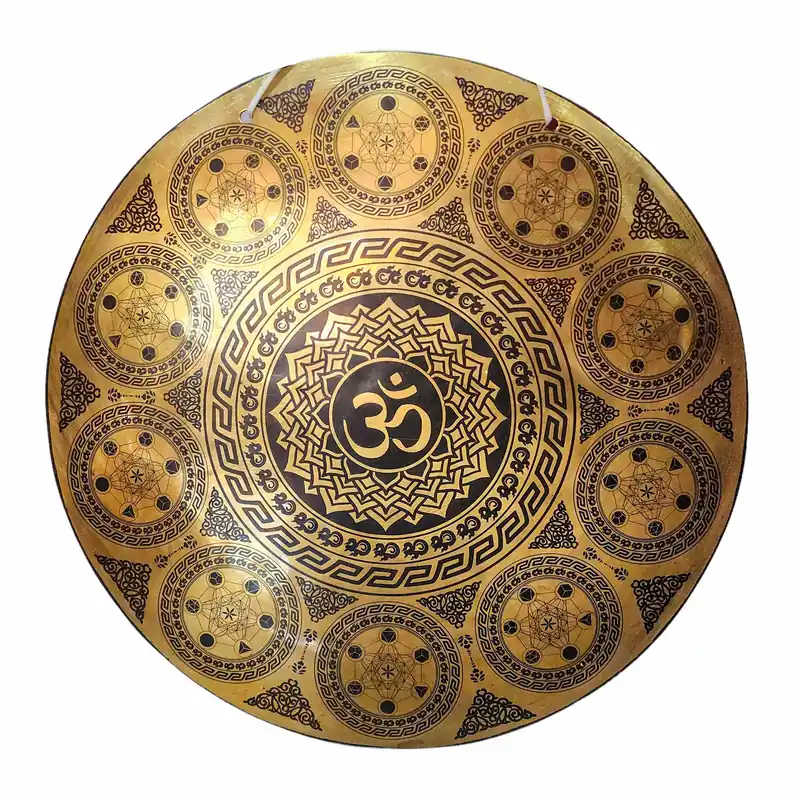 Gong tibétain en bronze – Outil essentiel de méditation