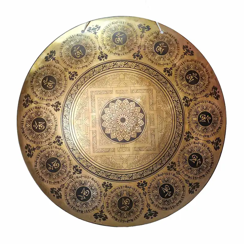 Gong en bronze tibétain – Élevez votre parcours de méditation
