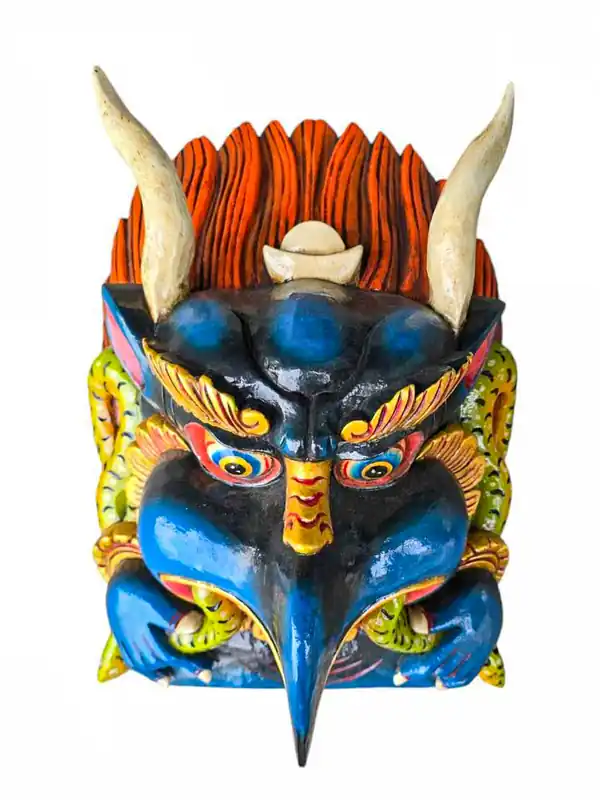 Masque en bois de Garuda – Protecteur divin contre le mal