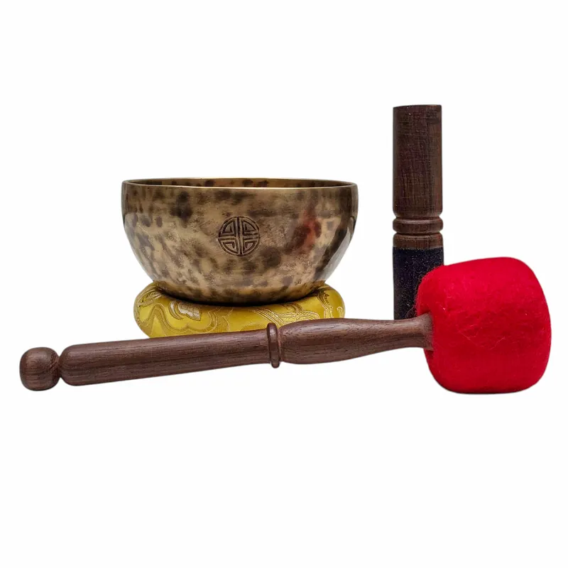 Bol en bronze pleine lune sept bouddhiste