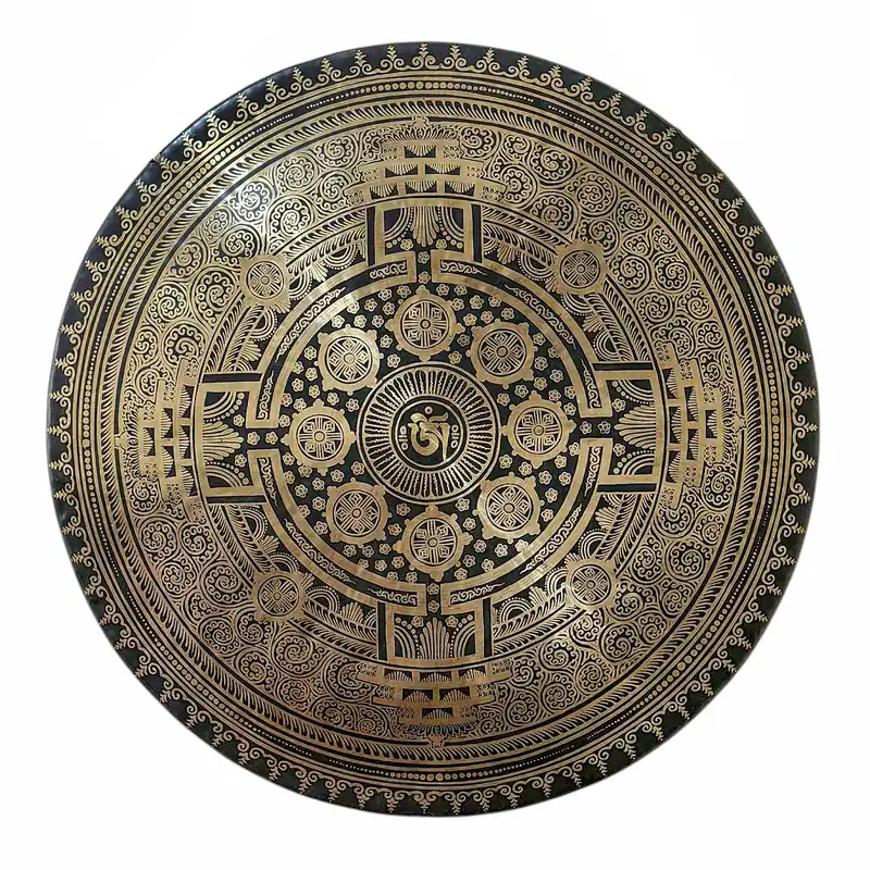 Gong Mandala en Bronze – Un Instrument Sacré pour l’Éveil