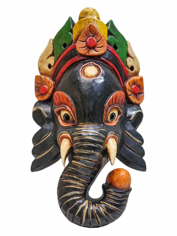 Suspension Murale en Bois de Ganesh – Art en Peuplier