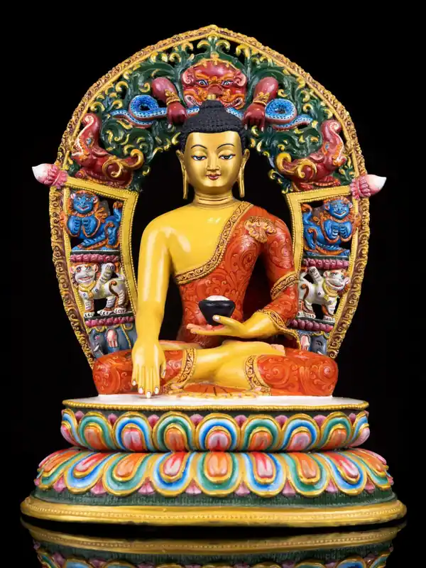 Statue en cuivre de Shakyamuni Bouddha – L’Incarnation de l’Éveil
