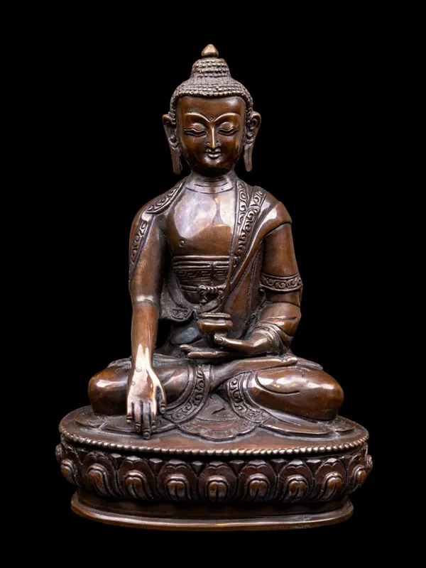 Statue en cuivre de Shakyamuni Bouddha – Chef-d’œuvre artisanal de l’illumination