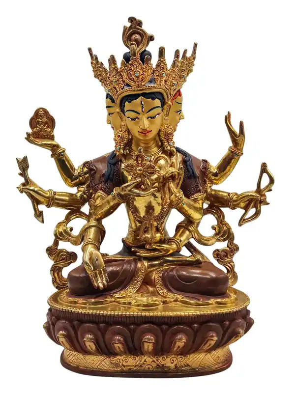 Statue en cuivre de Namgyalma – Déesse de la Victoire