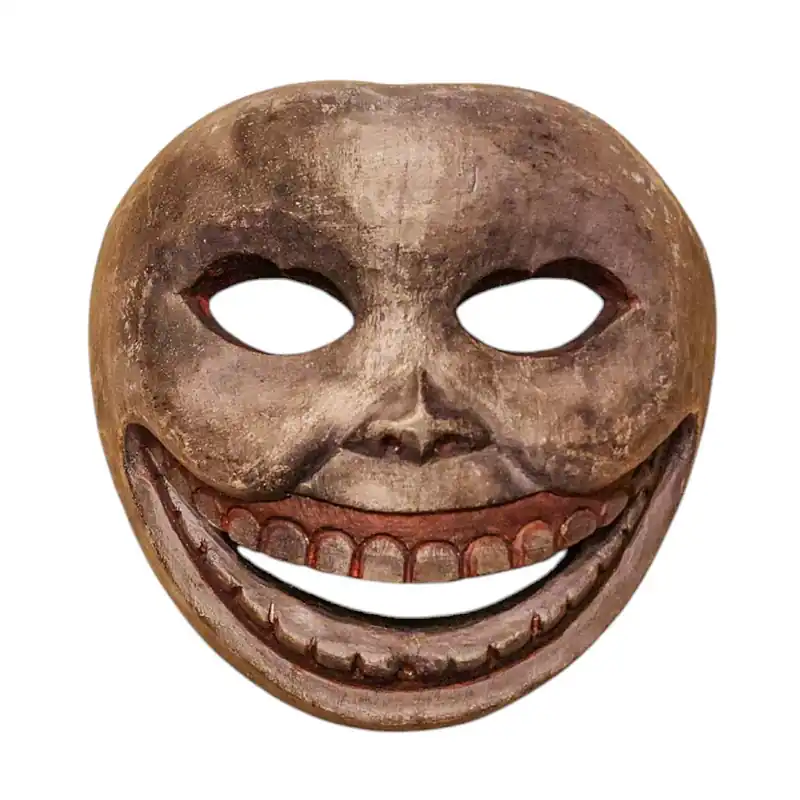 Masque mural en bois – Bois de peuplier