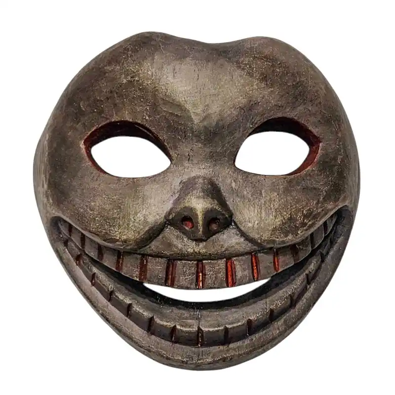 Masque en bois mural – Artisanat du peuplier