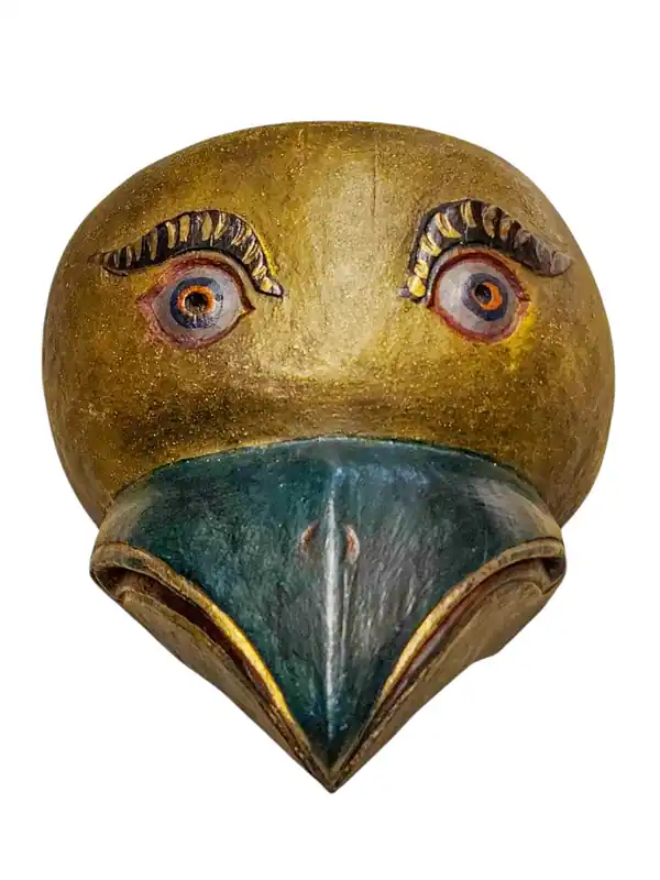 Masque en bois de peuplier de Garuda – Gardien divin de l’aigle