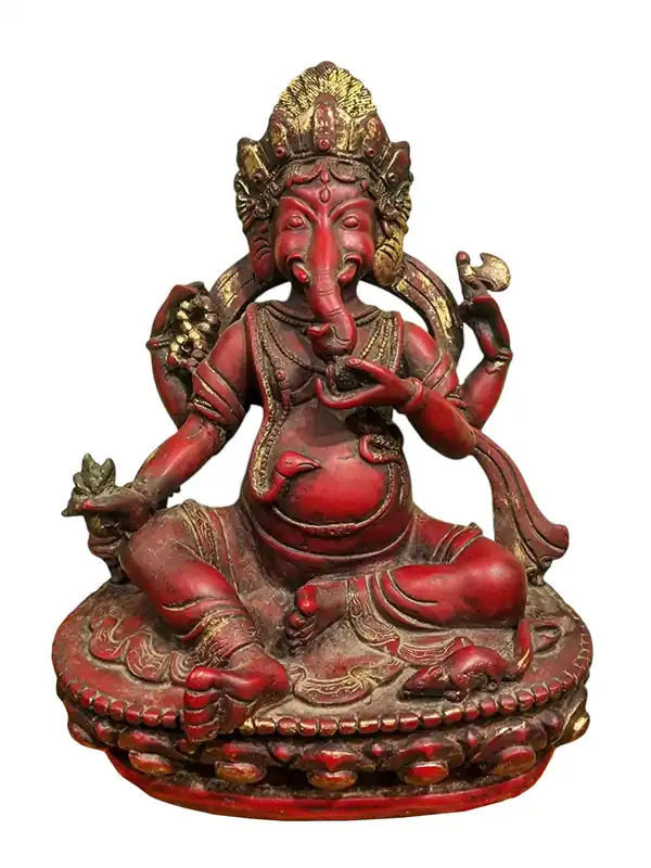 Statue de Ganesh – Résine – Écarteur d’obstacles et Dieu de la sagesse