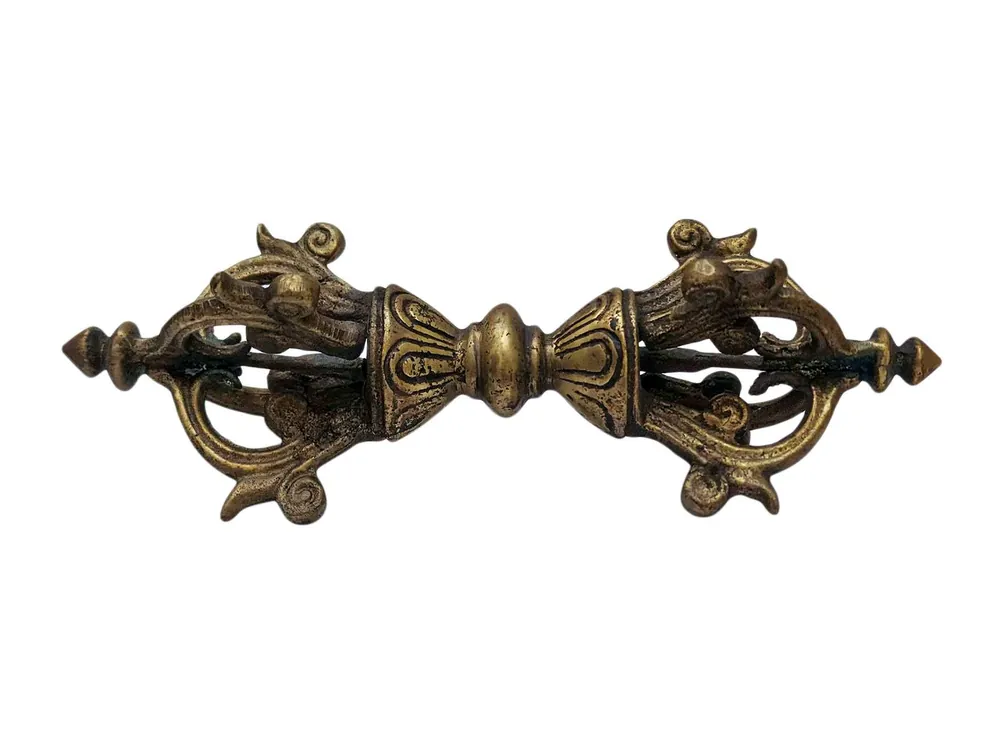 Dorje Vajra en laiton – Symbole de puissance indestructible
