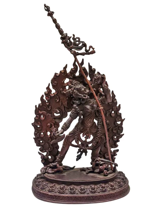 Statue en cuivre de Vajrayogini – Symbole d’illumination spirituelle en 30 cm