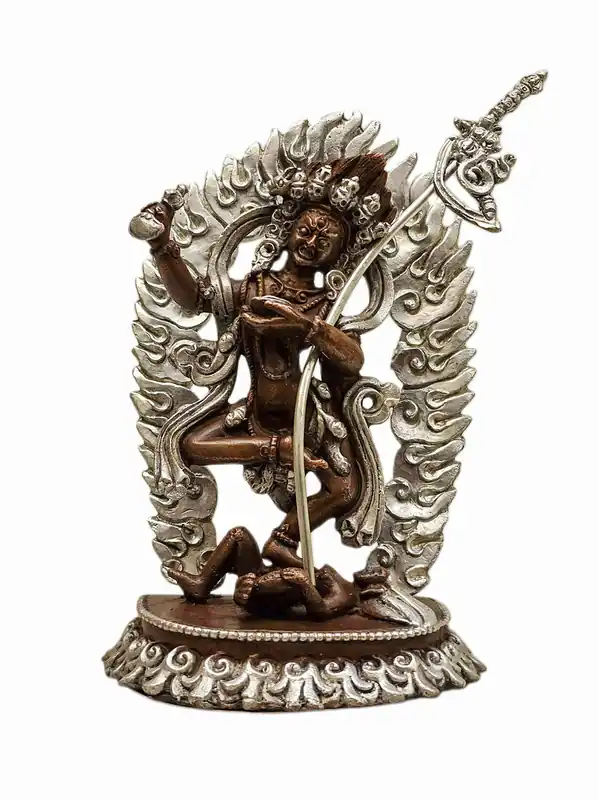 Statue miniature en cuivre de Vajravarahi – Dakini bouddhiste de la transformation et du bonheur