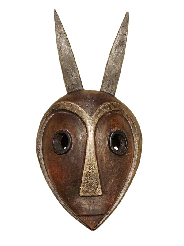 Masque en bois tibétain mural – Peuplier
