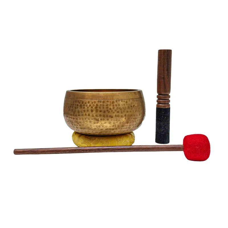 Bol chantant en bronze du Bouddha pour la méditation