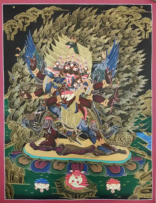 Hayagriva Traditional Thangka