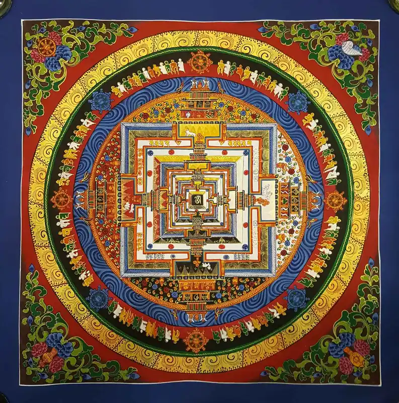Le Mandala du Rituel Kalachakra Rouge