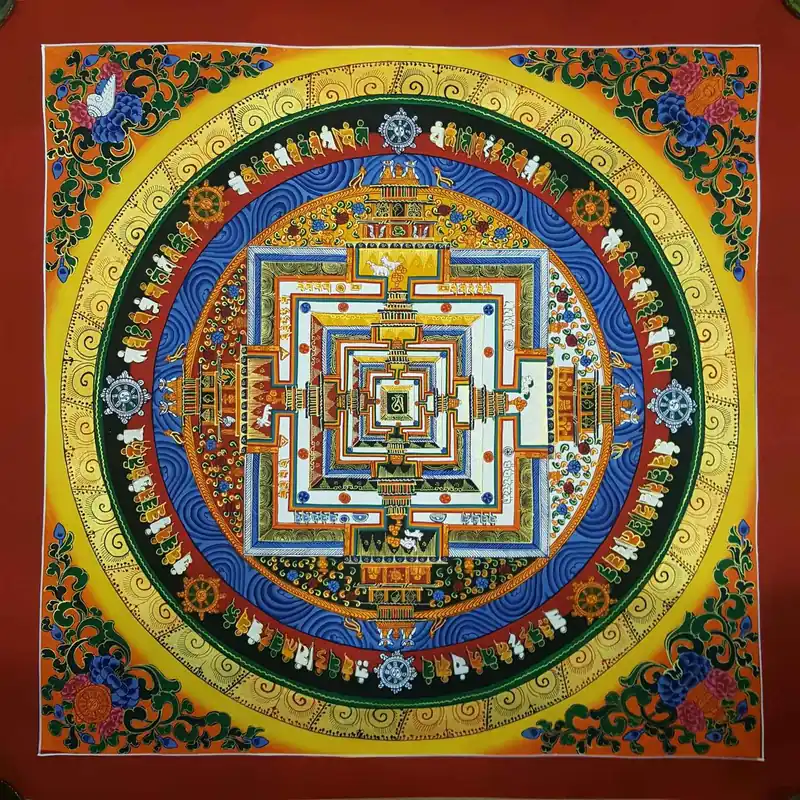Le Mandala du Rituel Rouge de Kalachakra