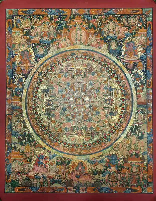 Mandala rituel de Bouddha