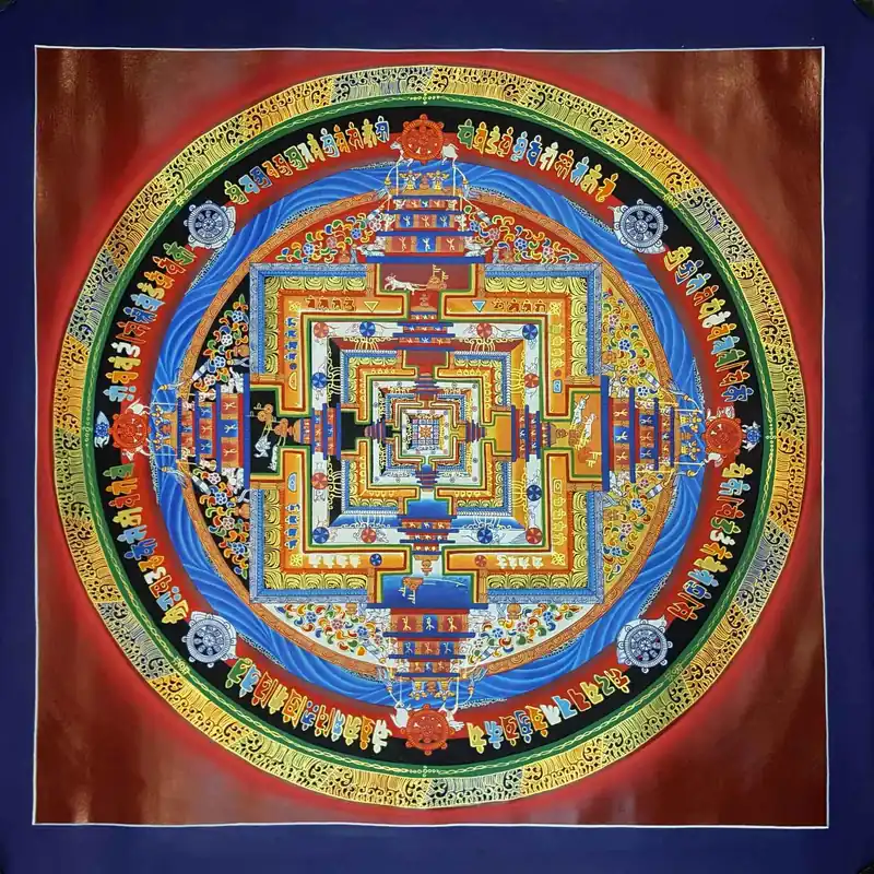 Mandala de Kalachakra – Rouge
