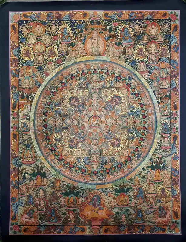 Art du Mandala Rituel Bouddhiste