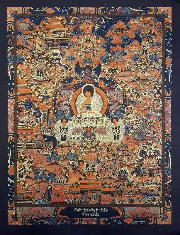 Vie du Bouddha – Art traditionnel