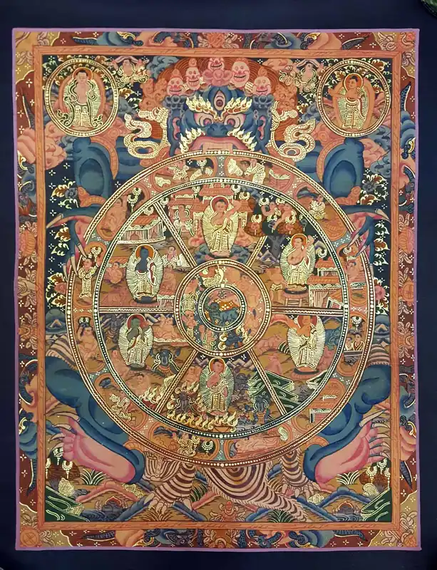 Roue de l’existence Thangka