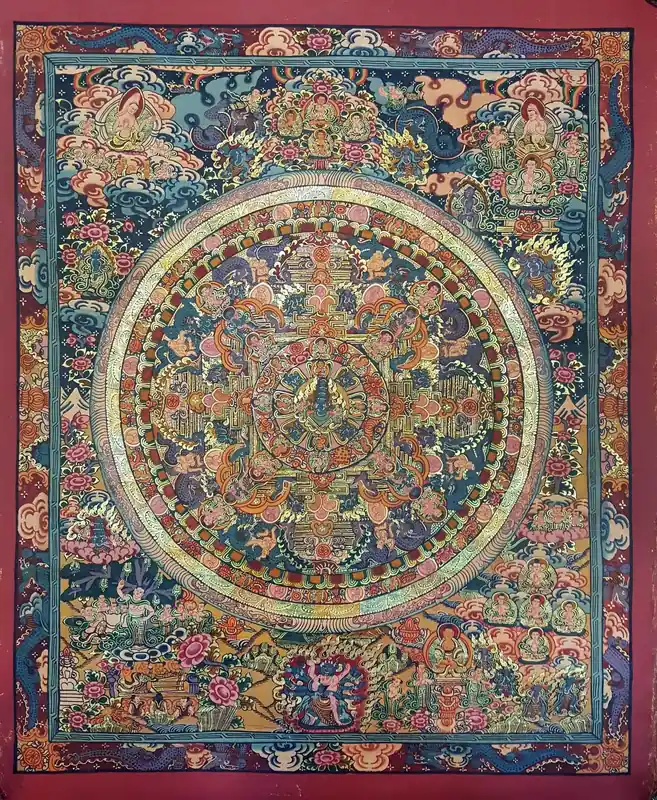 Mandala traditionnel de Bouddha