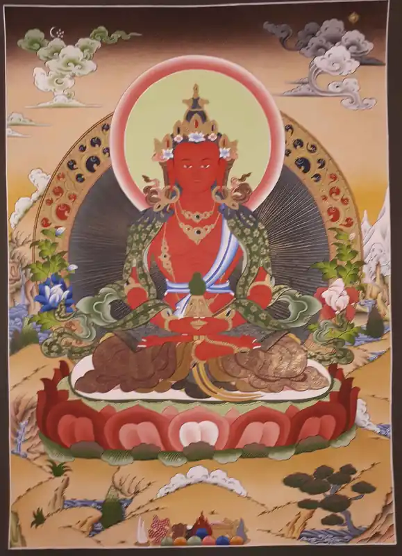Aparmita Tibetan Thangka