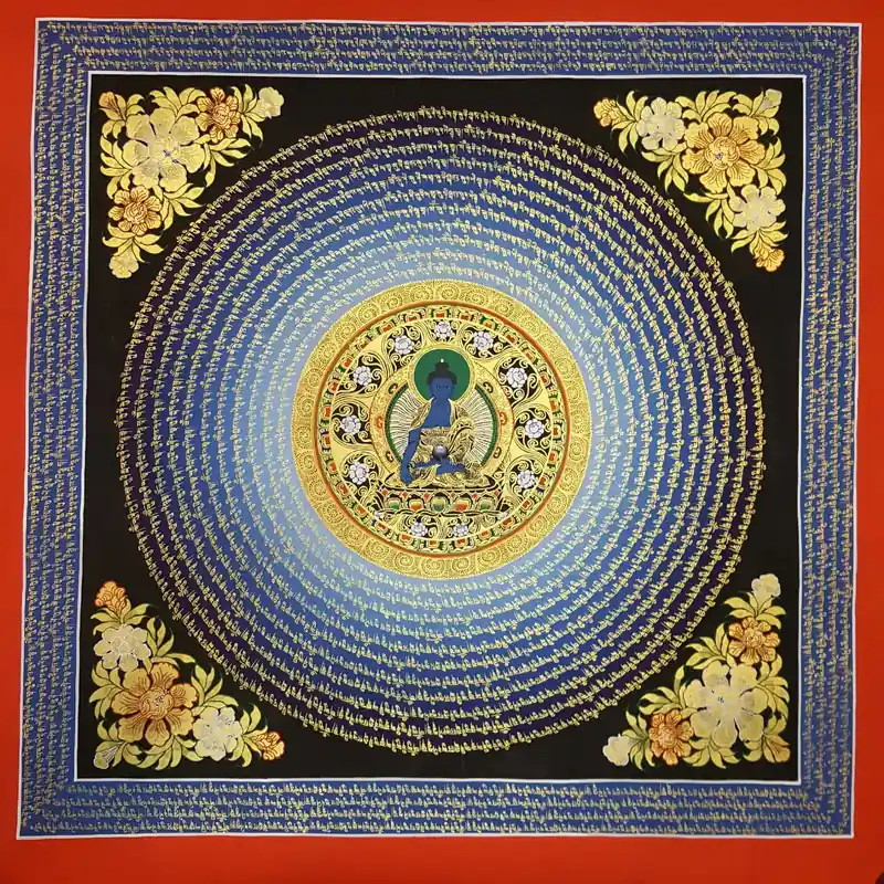 Le mandala rituel du Bouddha de la Médecine