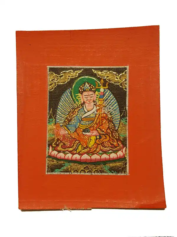 Thangka miniature de Padmasambhava
