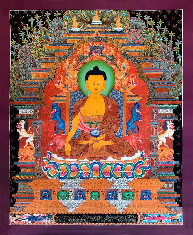 Shakyamuni Buddha Paubha