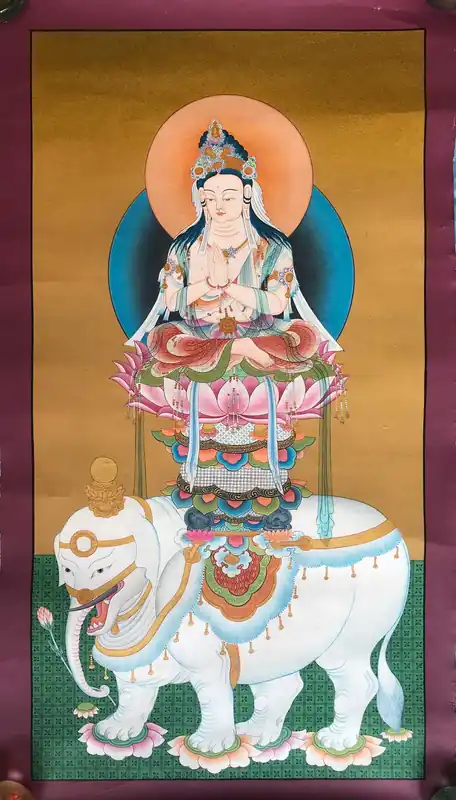 Thangka de Samantabhadra japonais