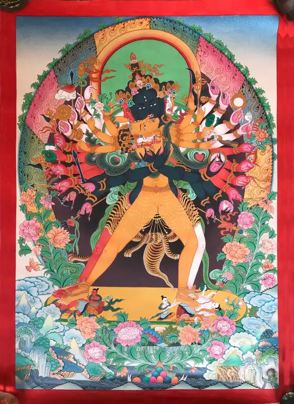 Thangka du Kalachakra tibétain