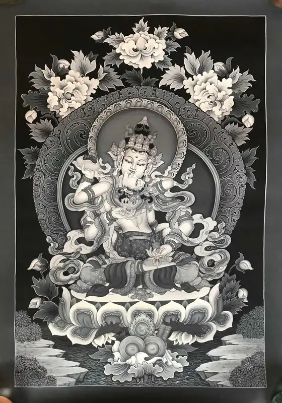 Thangka de méditation – Vajrasattva