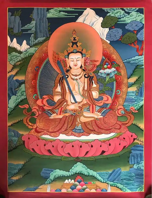 Thangka de Manjushree