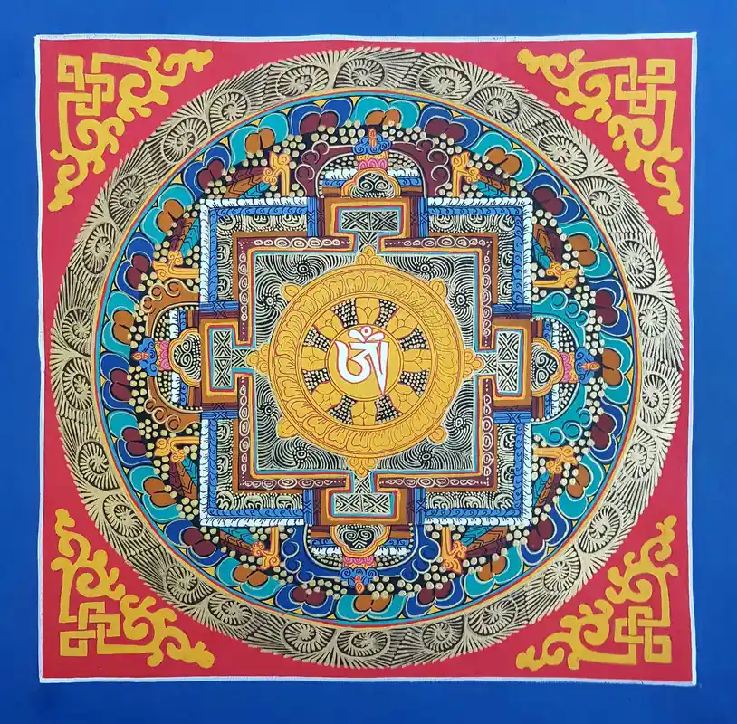 Mandala Om tibétain