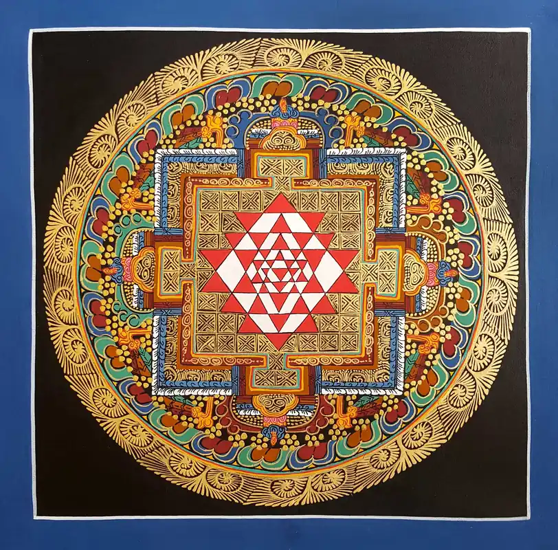 Mandala du Shree Yantra tibétain