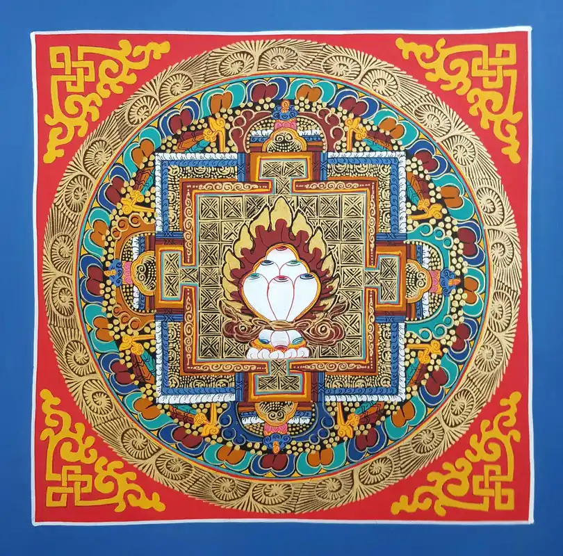 Mandala Triratna tibétain