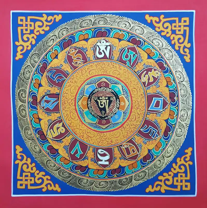 Om Mandala Tibétain