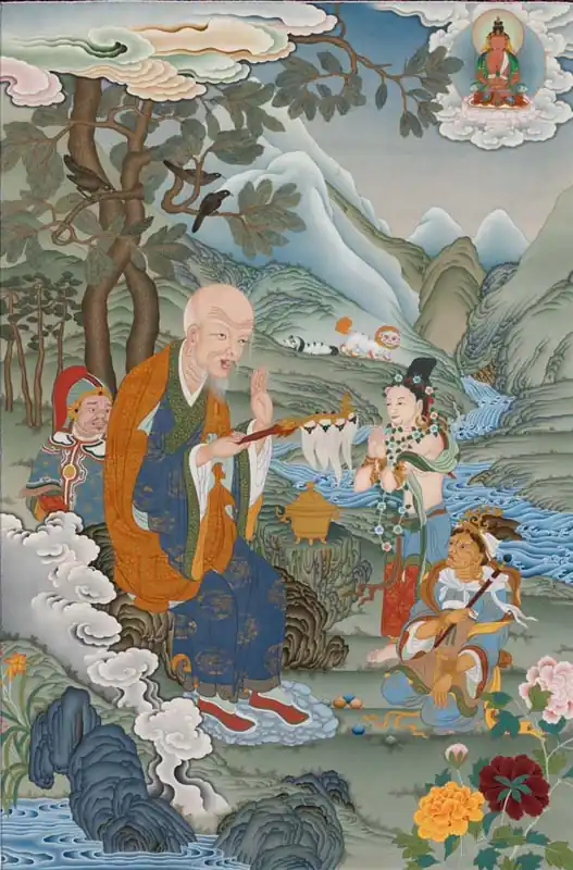 Thangka d’Angaja Arhat