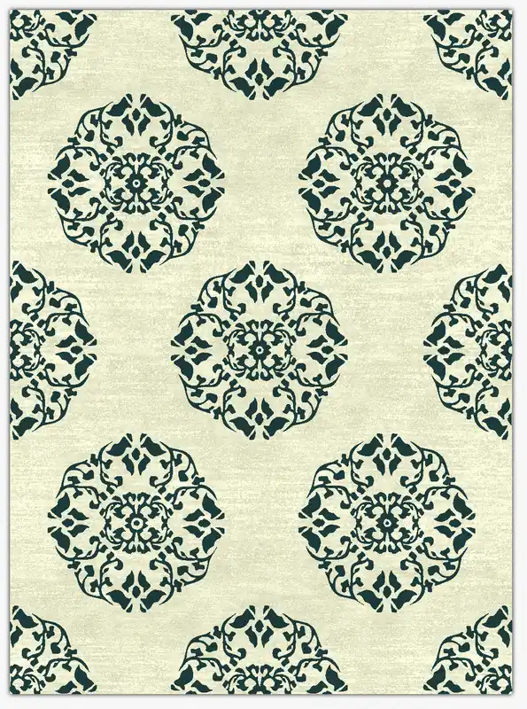 Tapis de design floral