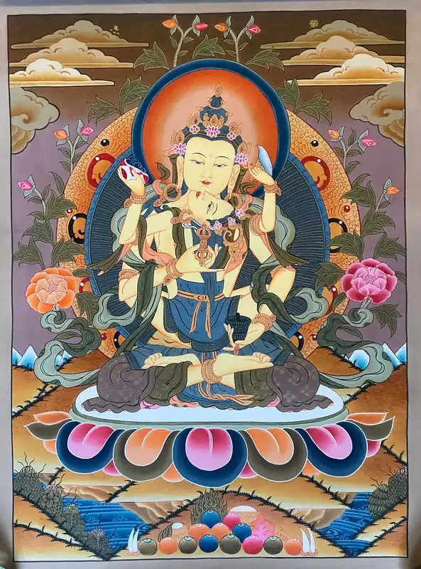 L’art tibétain de Vajrasattva